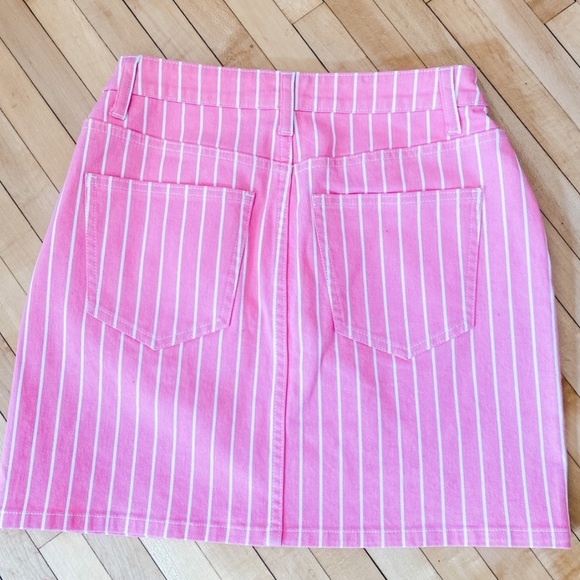 Victor Glemaud Denim Skirt - Picture 2 of 3